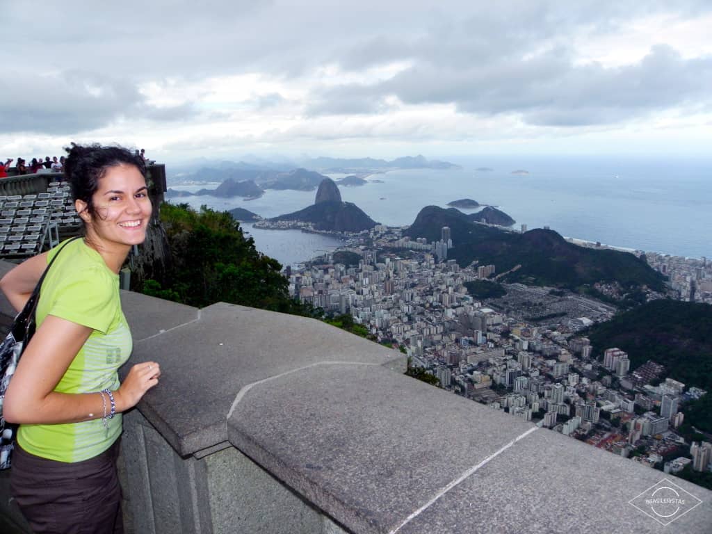 Raquel en el mirador del Cristo