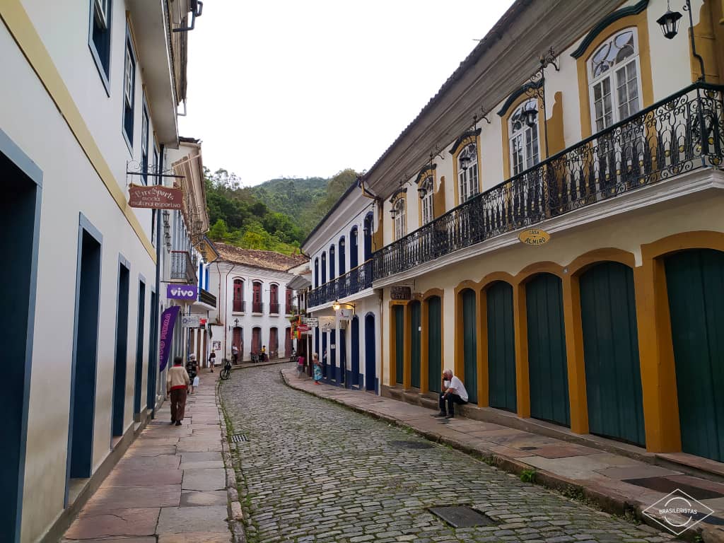 Calle del centro histórico de Ouro Preto