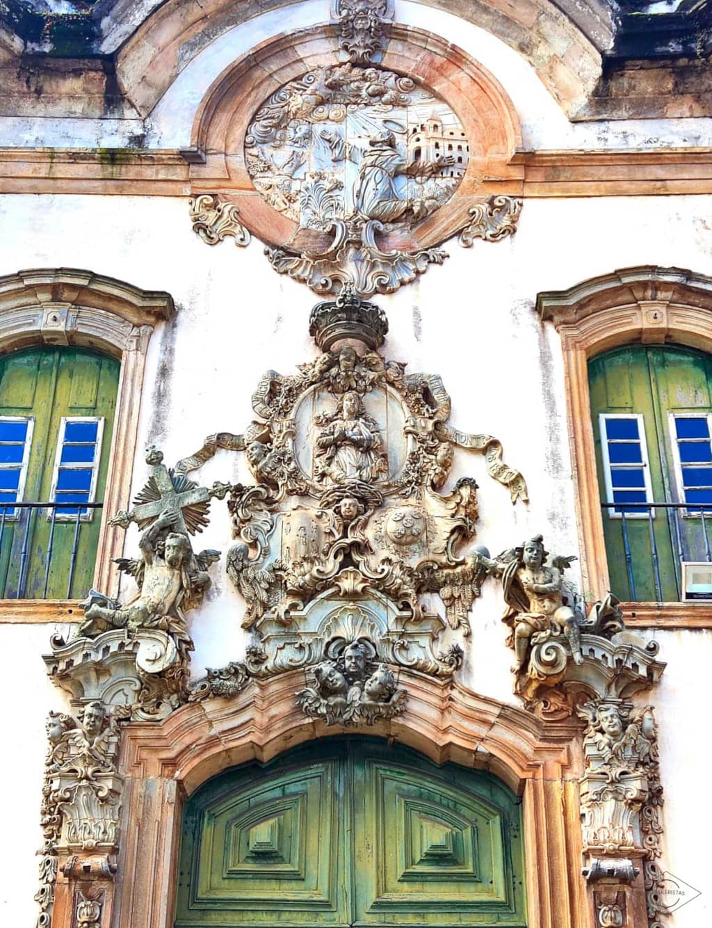 Fachada de la iglesia de Sao Francisco de Assis