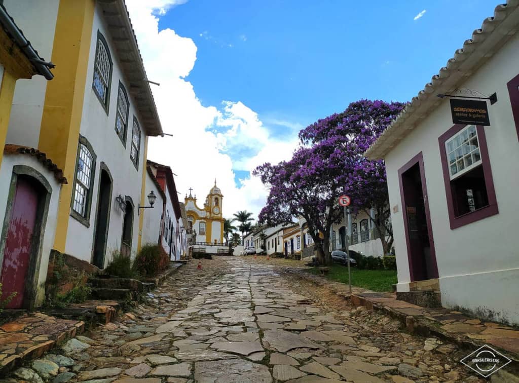 Calles adoquinadas de Tiradentes